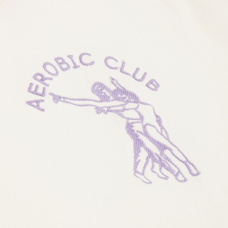 Aerobic Club embroidery T-Shirt