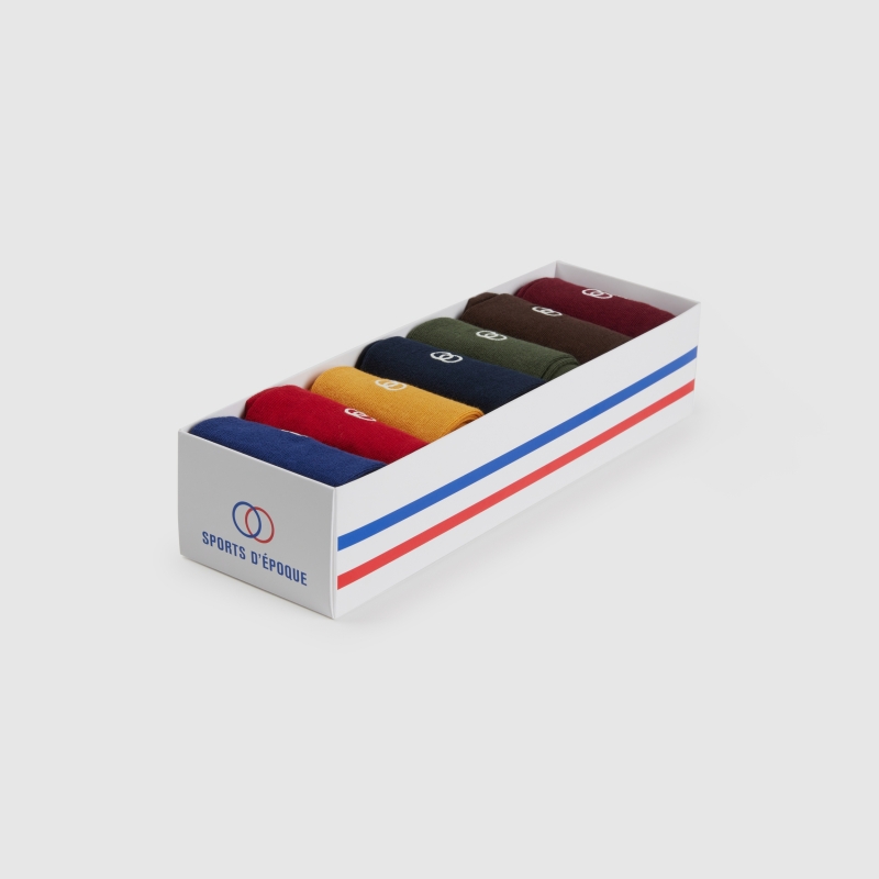Pack 7 chaussettes homme Le Semainier - Made in France - Cocorico