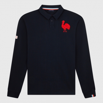 First Rooster Long Sleeve Polo