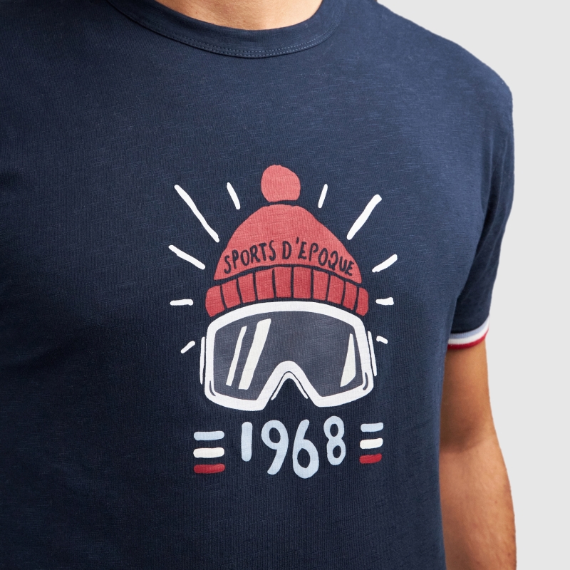 Ski Beanie Print T-Shirt