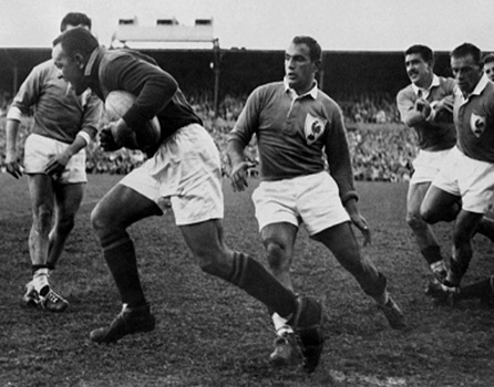 Maillot de foot de France des joueurs de 1950.